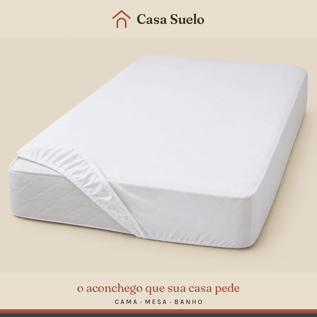 Capa Protetora de Colchão Solteiro