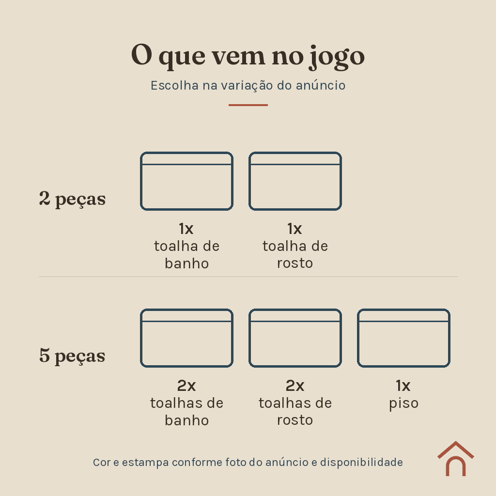 Jogo de Toalhas — foto 4 de 7
